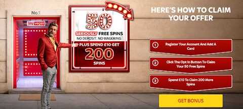 Big sign up bonus casino