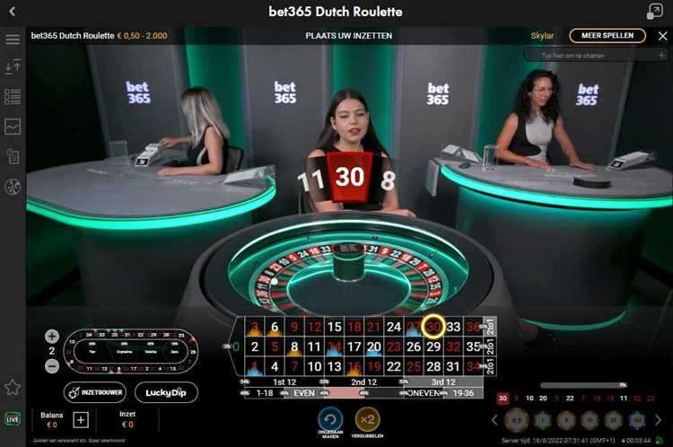 Live casino bet365